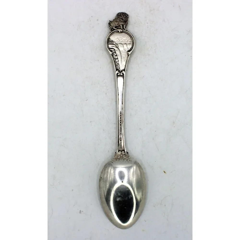 Official 1901 Pan-American Exposition Electric Tour Silverplate Souvenir Spoon